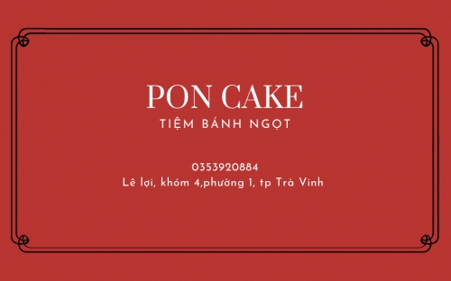 Bánh Ngọt PON_CAKE
