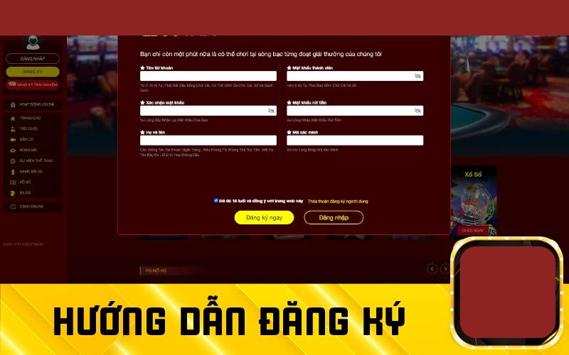 Hướng dẫn 4 bước đăng ký 33win cơ bản